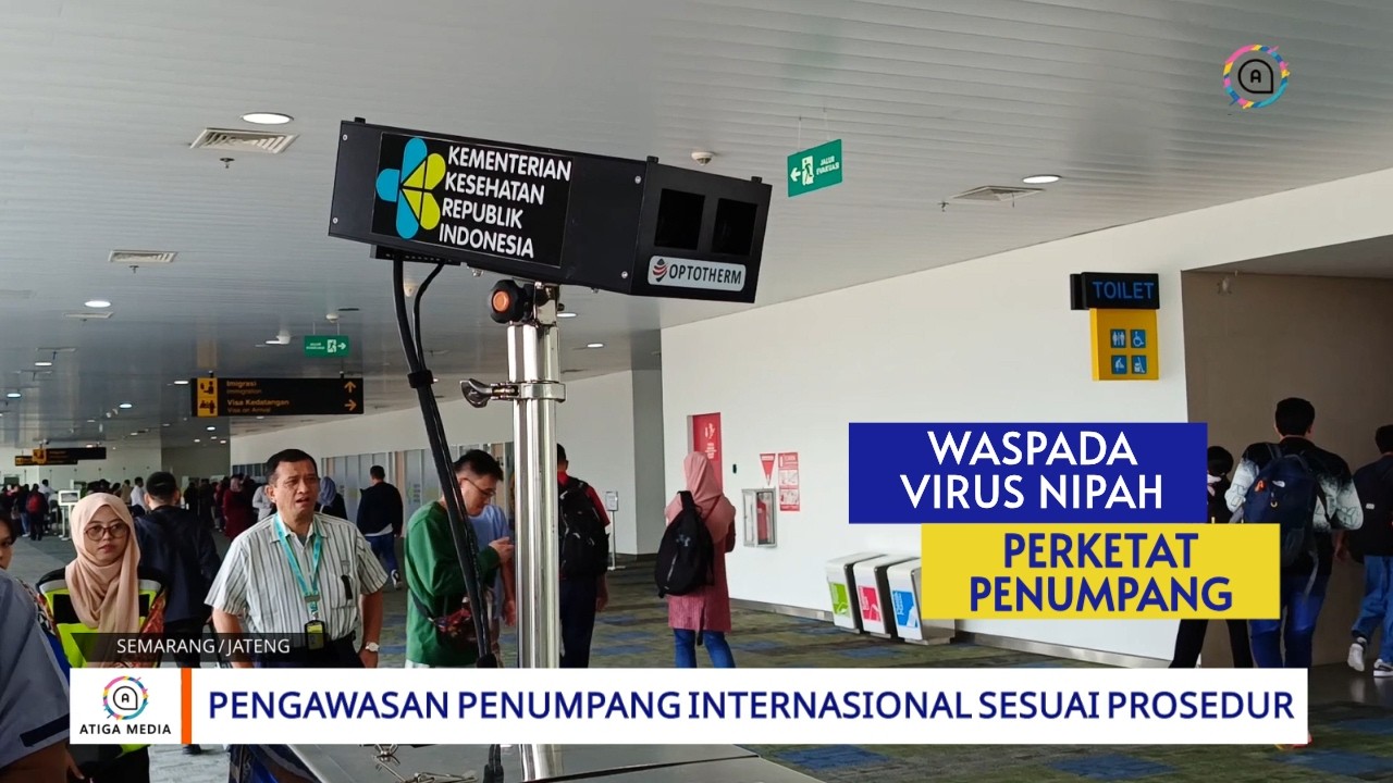 Antisipasi Virus Nipah Bandara Ahmad Yani Pasang Thermal Scanner