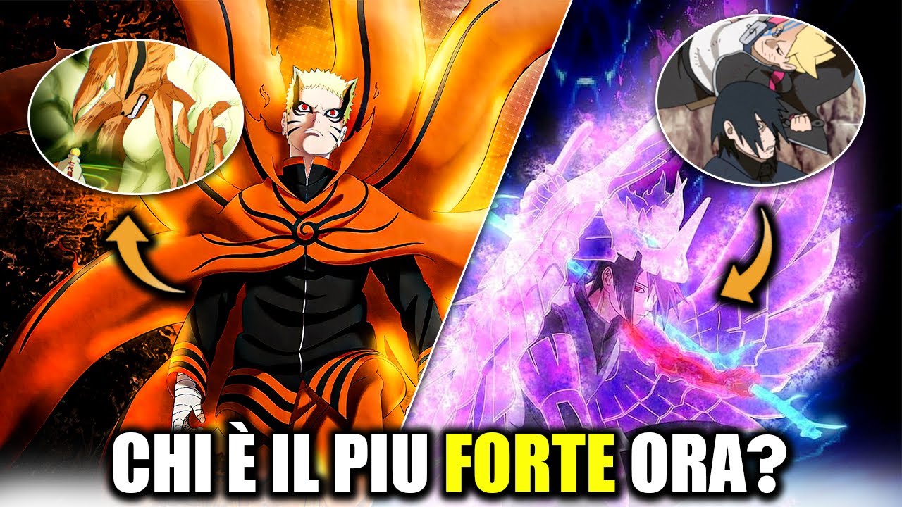 SASUKE &Egrave; PIU FORTE DI NARUTO ADESSO?