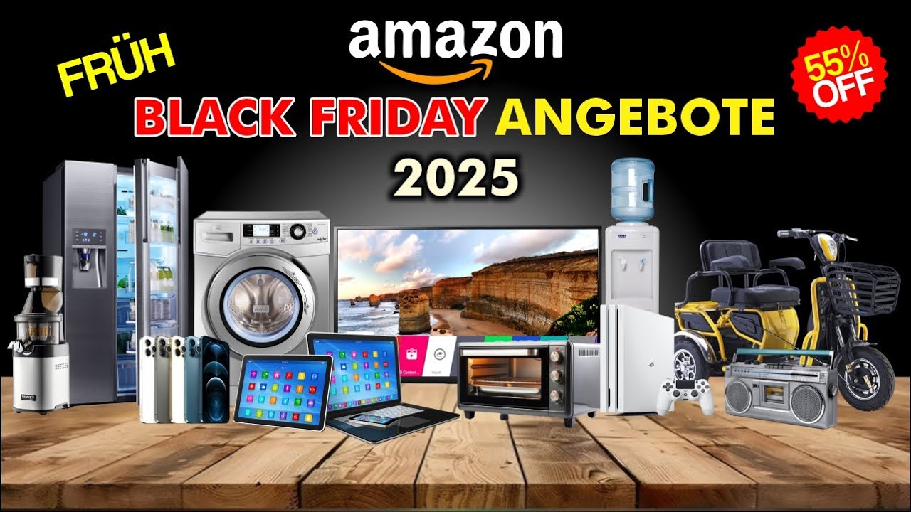 30 Fr&uuml;he Amazon Black Friday Angebote 2025
