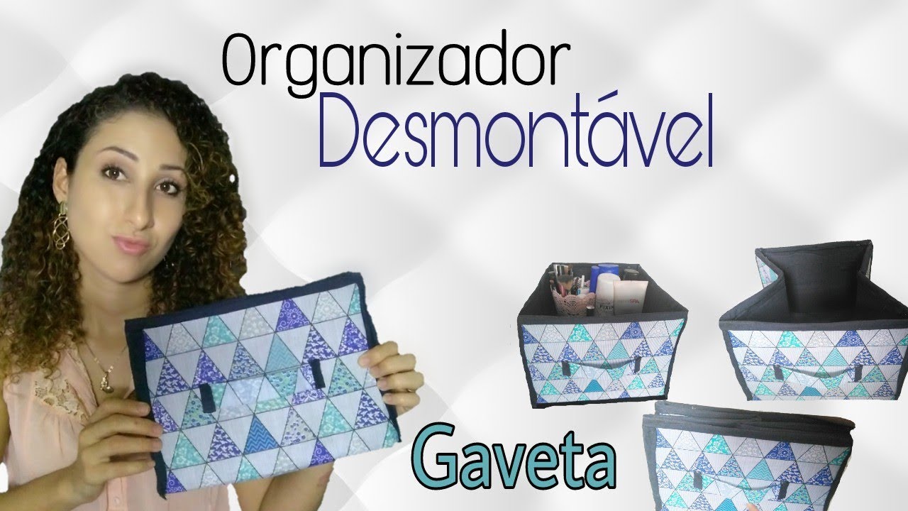 Como fazer organizador desmontável por menos de R$10 - Do lixo ao Luxo -