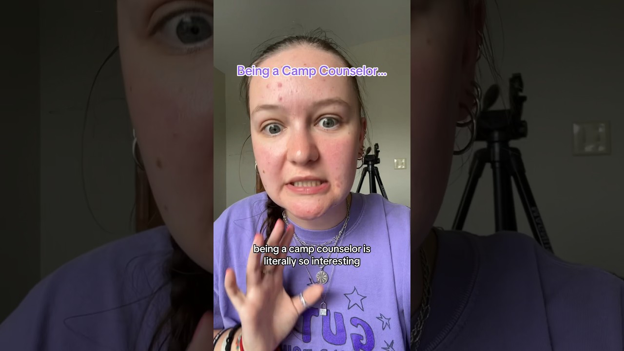 Reality of being a Camp Counselor #campcounselor #camp #camper