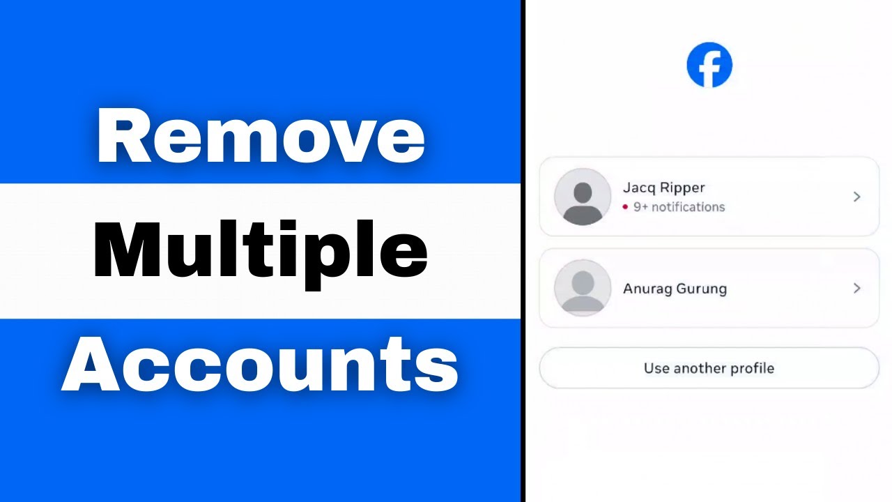 How to Remove Multiple Accounts on Facebook (Quick & Easy)