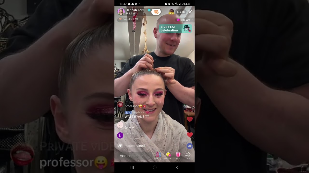 20.12.23- Hannah Lowther Tiktok Live