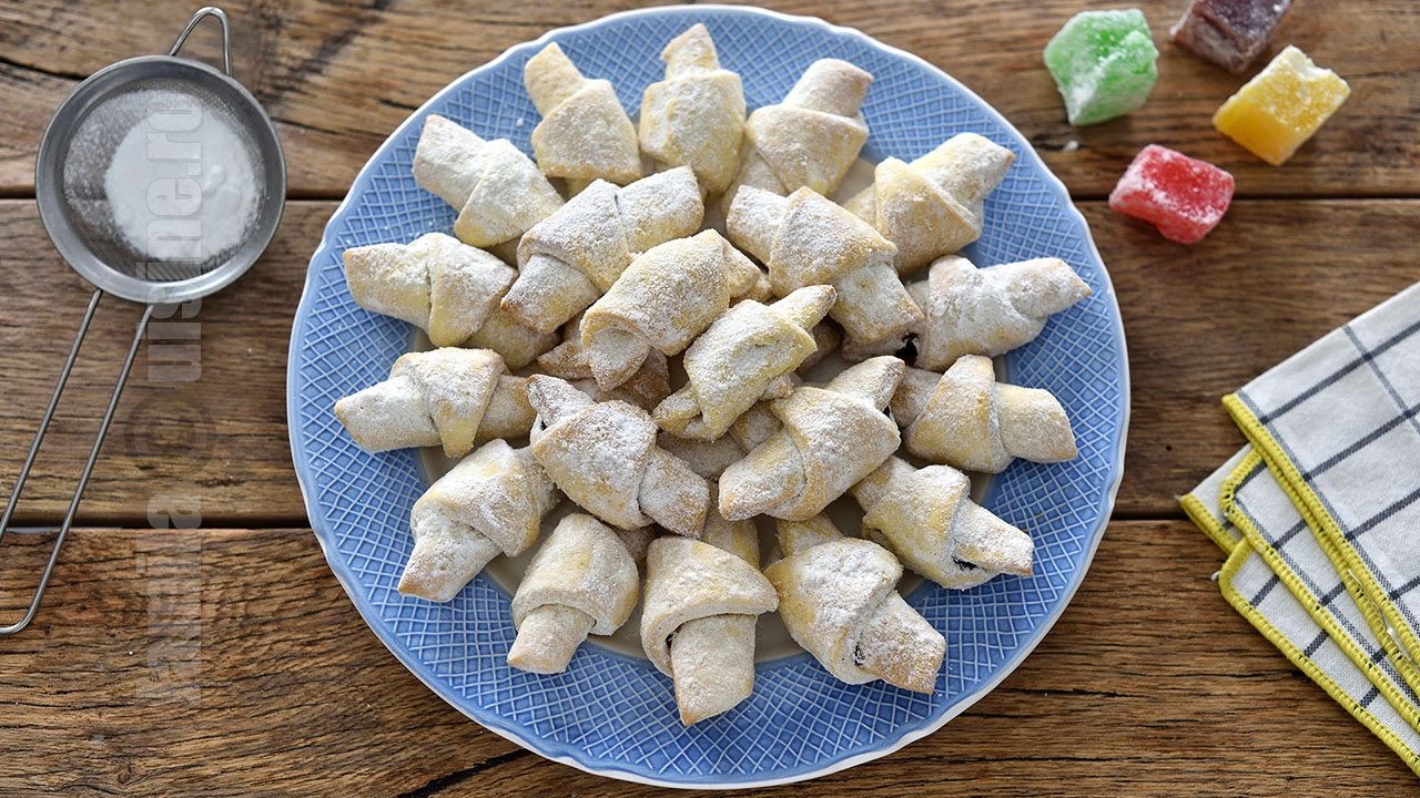 Cornulete fragede cu rahat | Reteta SIMPLA de Sarbatori (Se topesc in gura) 🤤
