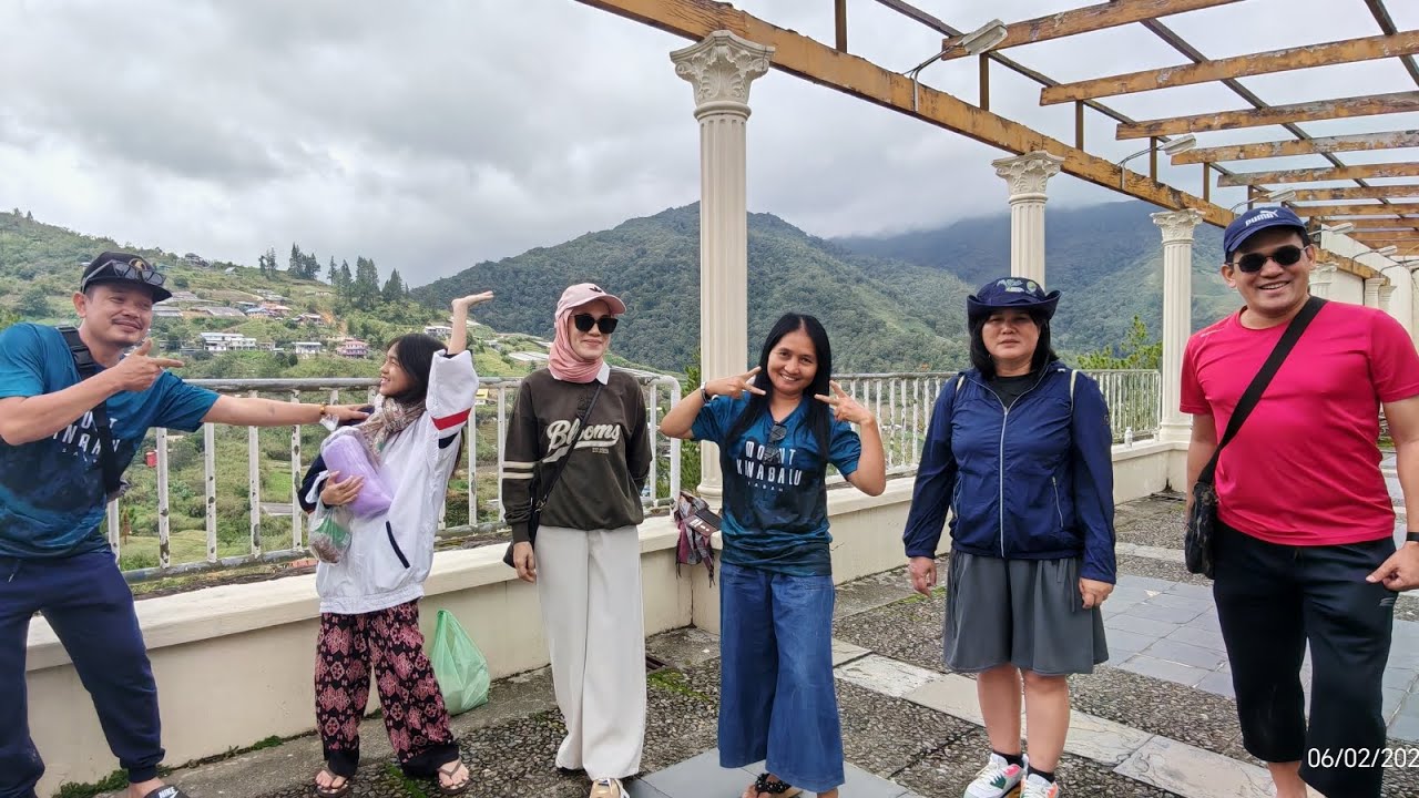 Family di Pekan Kundasang Sabah 
