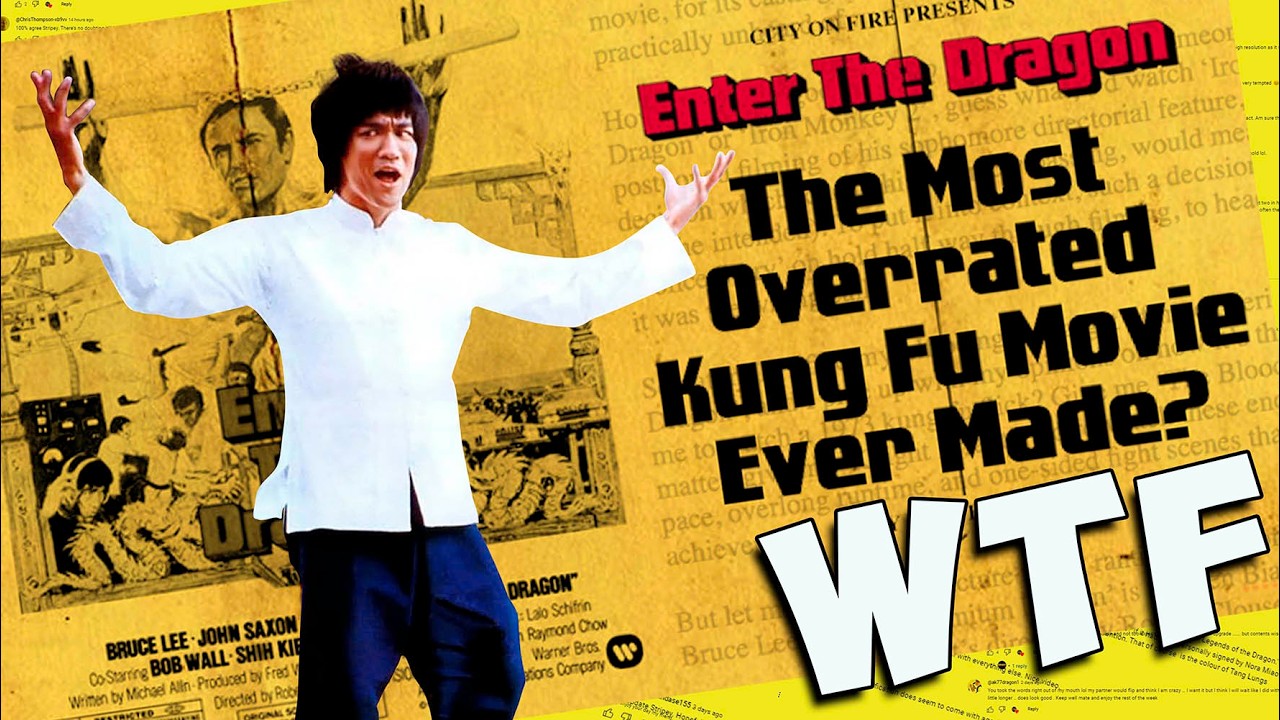 Your COMMENTS on Enter the Dragon OVERRATED Movie (4K) #brucelee