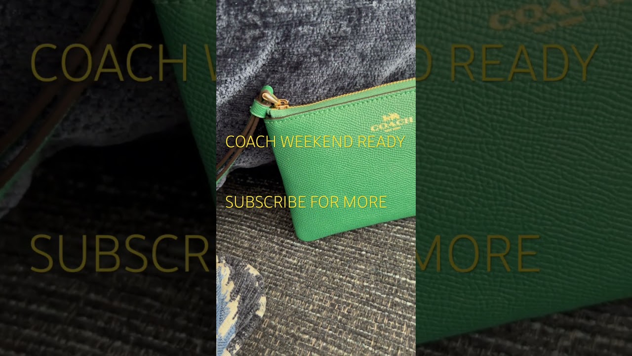 #coach #weekend #ready #Happy #friday 💚💚💚💚💚