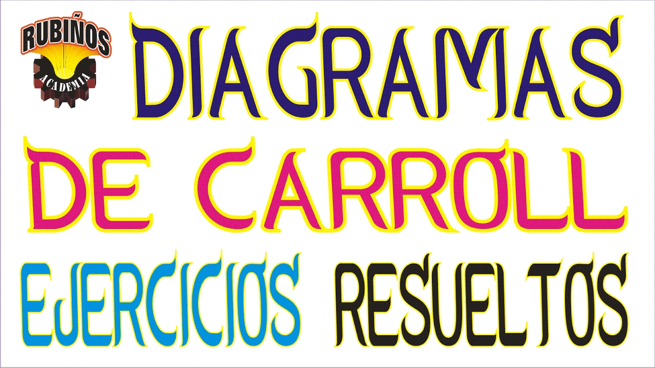 diagramas de carrol - full ejercicios resueltos - examen admisión universidad