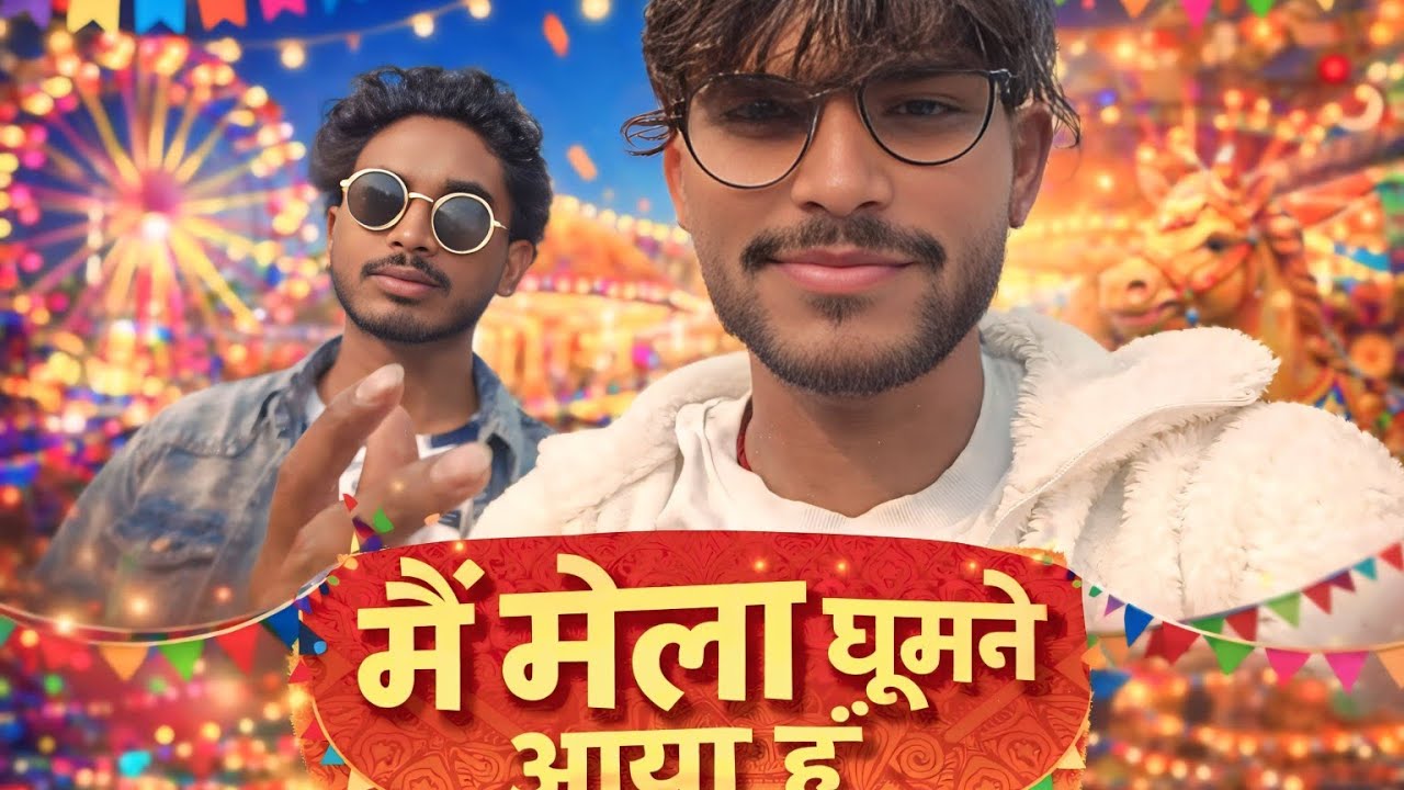 आज हम मेले घूमने आए 😍 | Full Mela Vlogगांव का मेला 2026 🎡 | दोस्तों के साथ मस्तीइतना बड़ा मेला पहली 