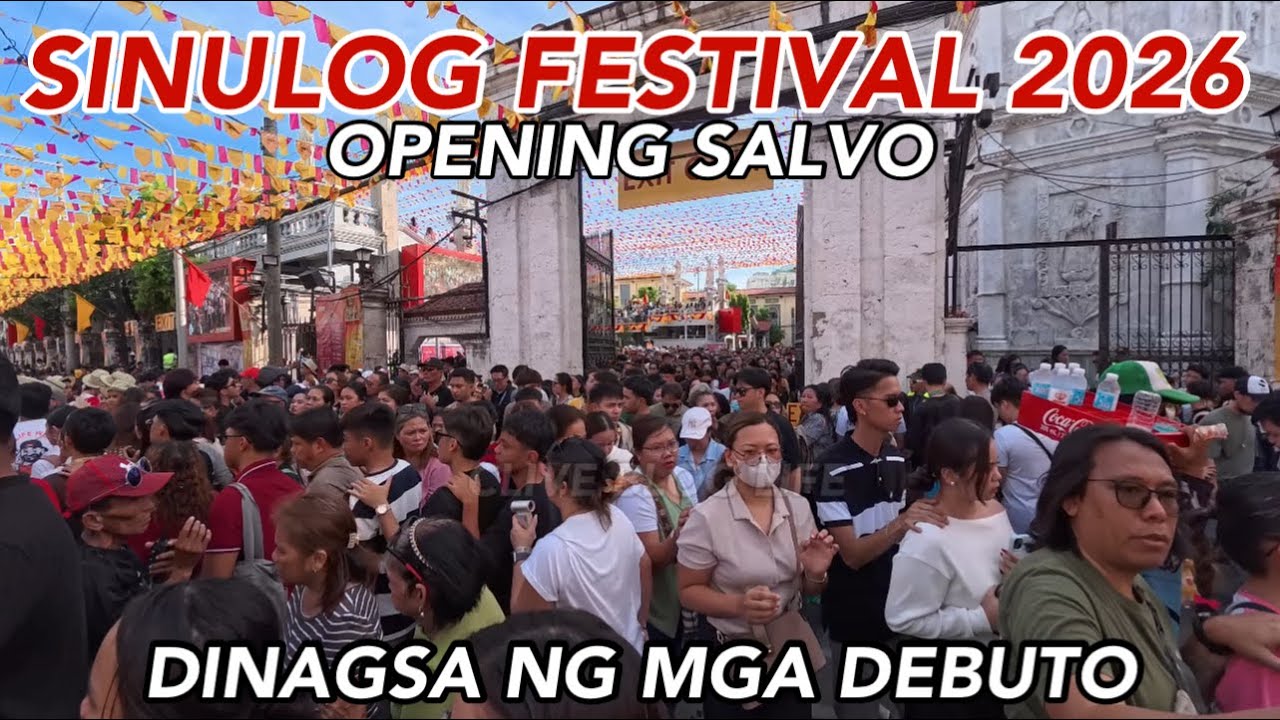 Dinagsa ang Sinulog Festival 2026 Opening Salvo Mass ng mga Debuto #sinulog2026