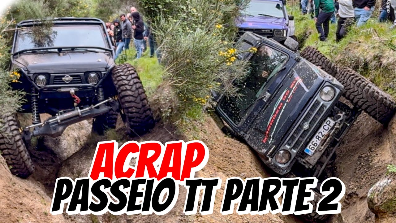 Passeio tt ACRAP !! Parte 2   * dificuldade máxima e acidentes * 🥶🔥