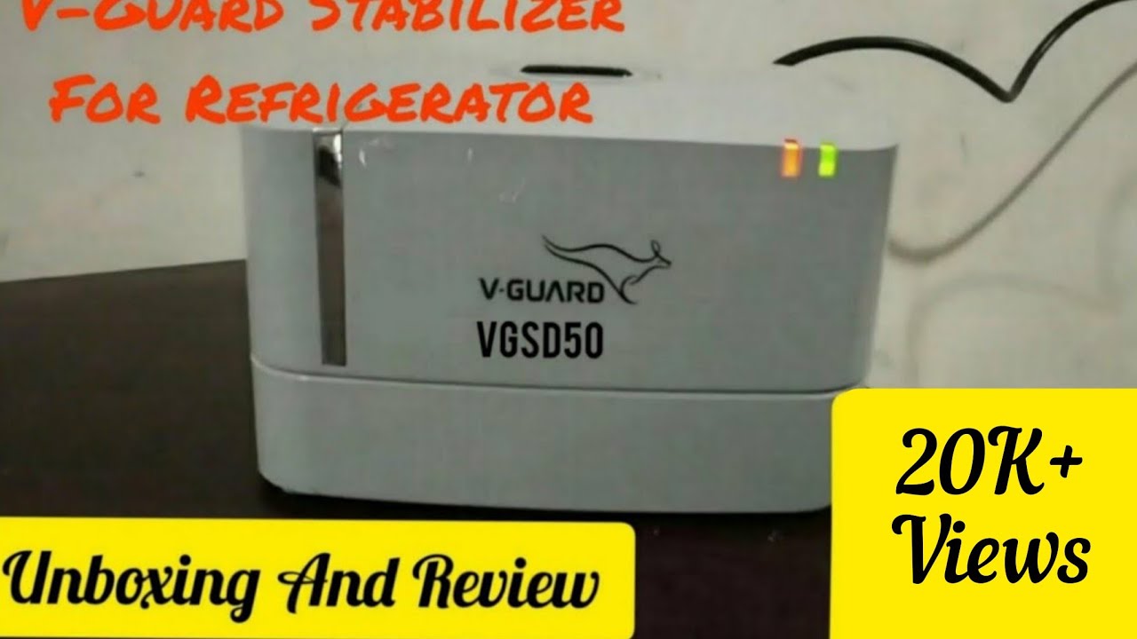 How To Use V Guard Stabilizer For Refrigerator VGSD 50 | Unboxing And Review