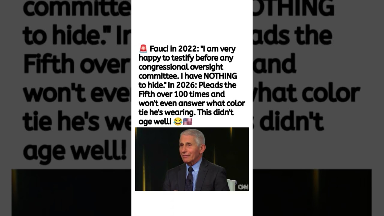 Fauci's Past Testimony Promise Fuels New Senate Debate 🇺🇸