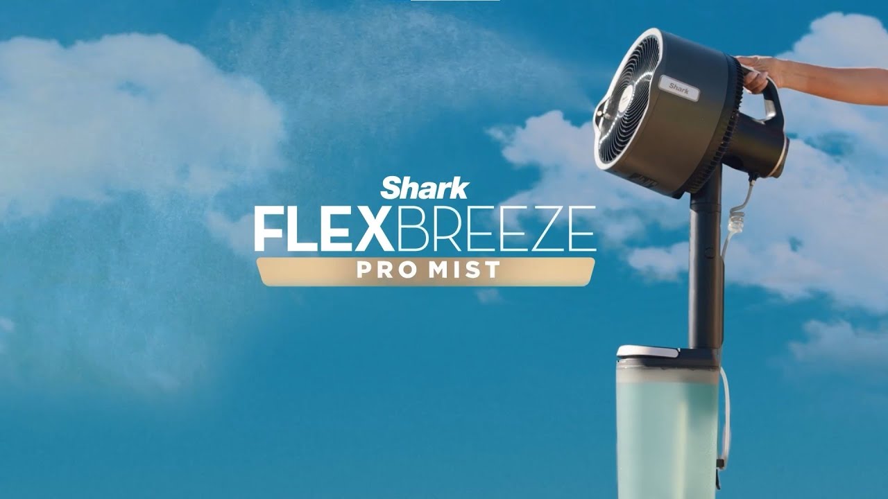 Shark FA300UK FlexBreeze Pro Mist Indoor & Outdoor Fan & Outdoor Misting System
