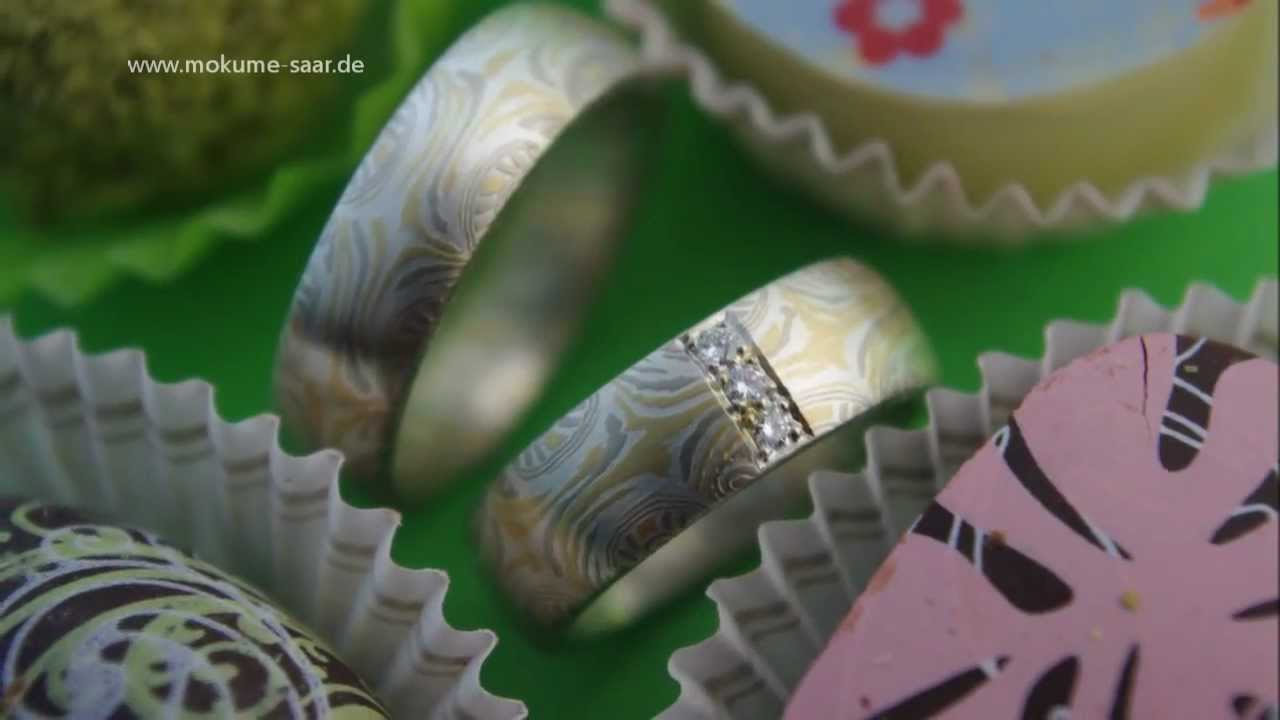 Mokume Gane wedding rings II