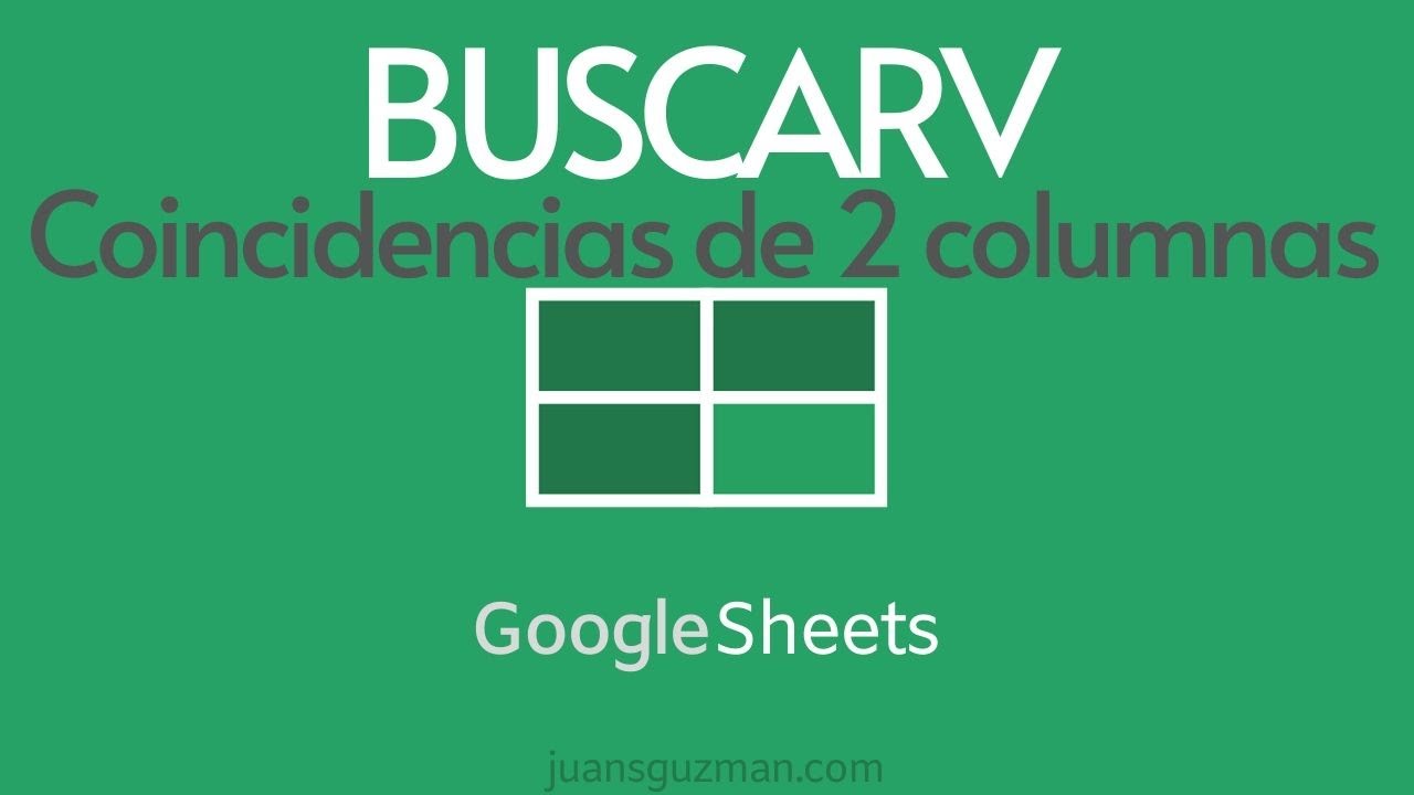 Extendiendo BUSCARV en GOOGLE SHEETS - Como buscar dos argumentos en una tabla usando BUSCARV.