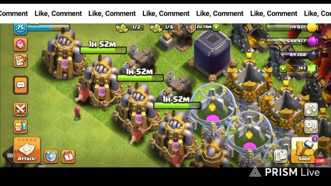 Live Clash of Clans | Pushing Trophies at TH11 #clashofclans #coc #townhall11 || 30