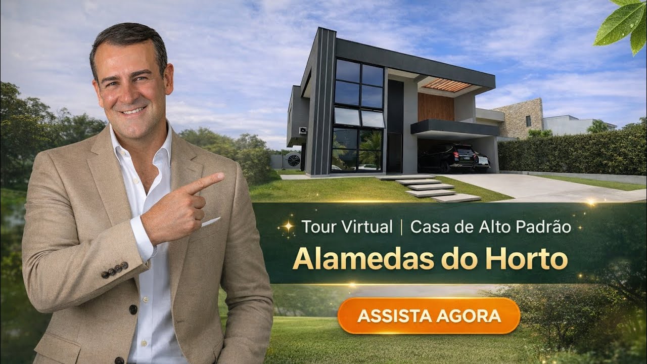 Tour Virtual | Casa de Alto Padrão – Alamedas do Horto.