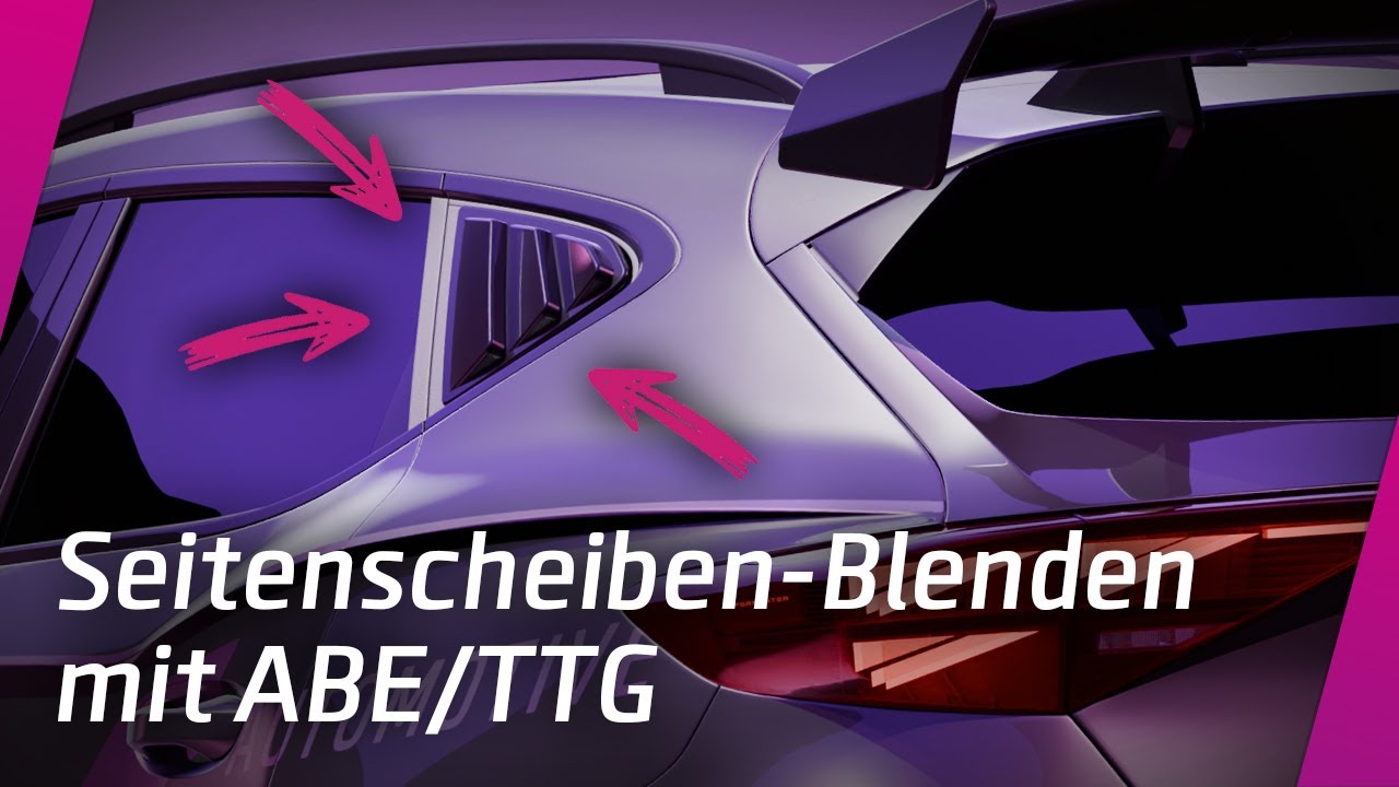 Seitenscheiben-Blenden f&uuml;r den Cupra Formentor | CSR-Automotive