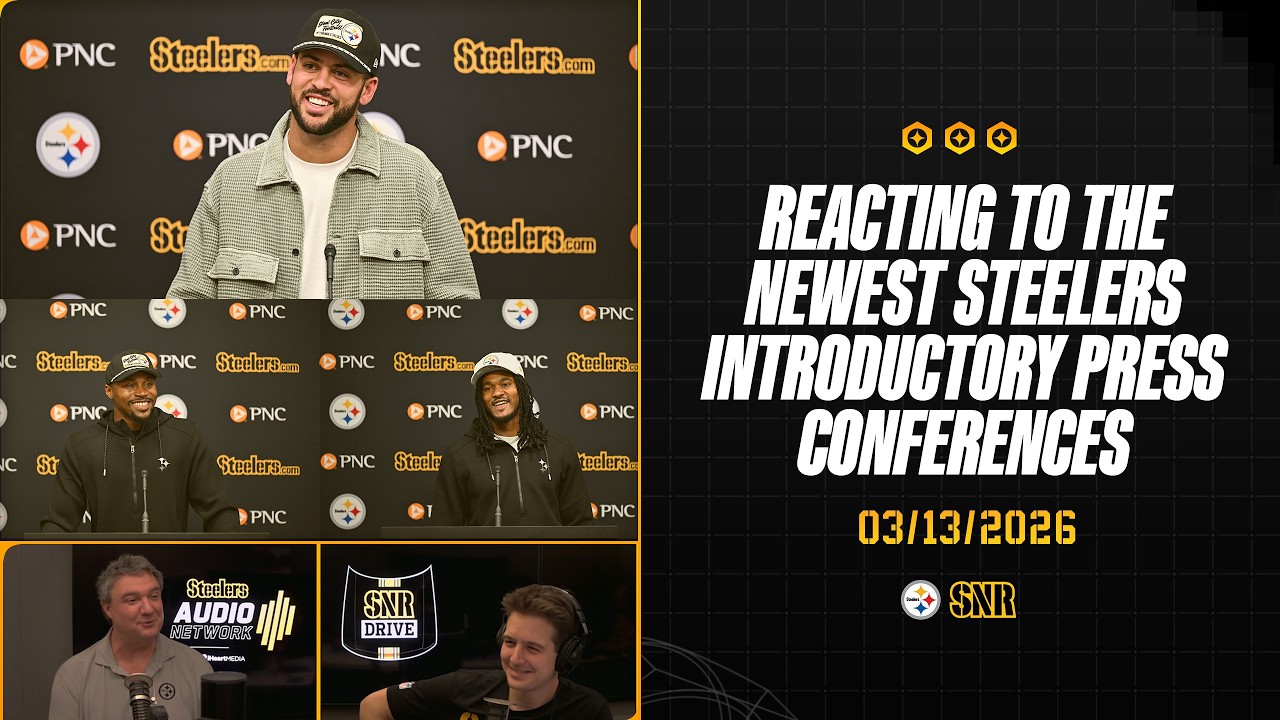 Reacting To The Newest Steelers' Press Conferences | SNR Drive (Mar.13) | Pittsburgh Steelers