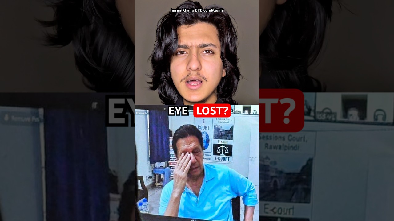 Imran Khan&rsquo;s EYE condition!? #shorts #imrankhan #imrankhannews #imrankhanhealth #imrankhanpti #facts