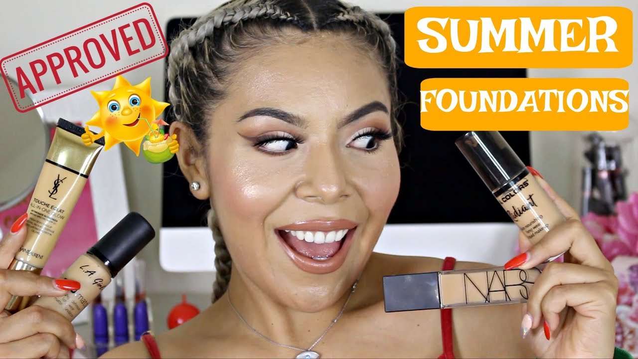 THE BEST SUMMER FOUNDATIONS FOR OILY & DRY SKIN