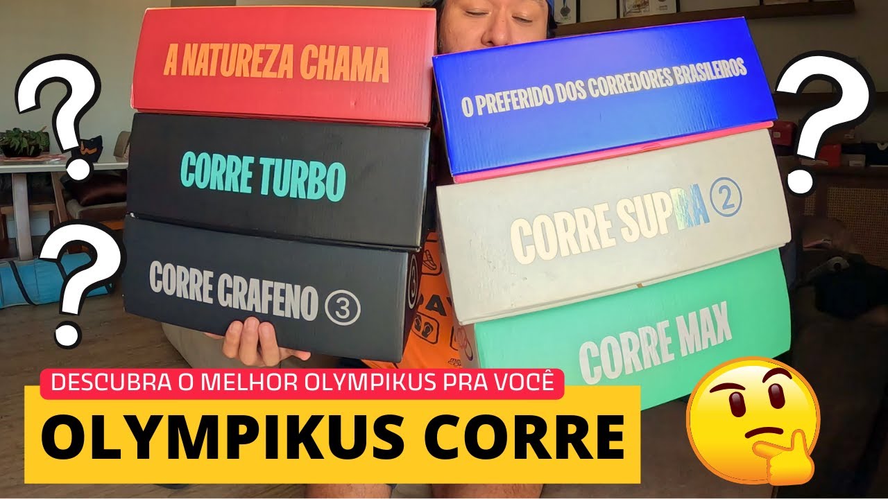 Qual Olympikus Corre &eacute; o melhor pra voc&ecirc;?