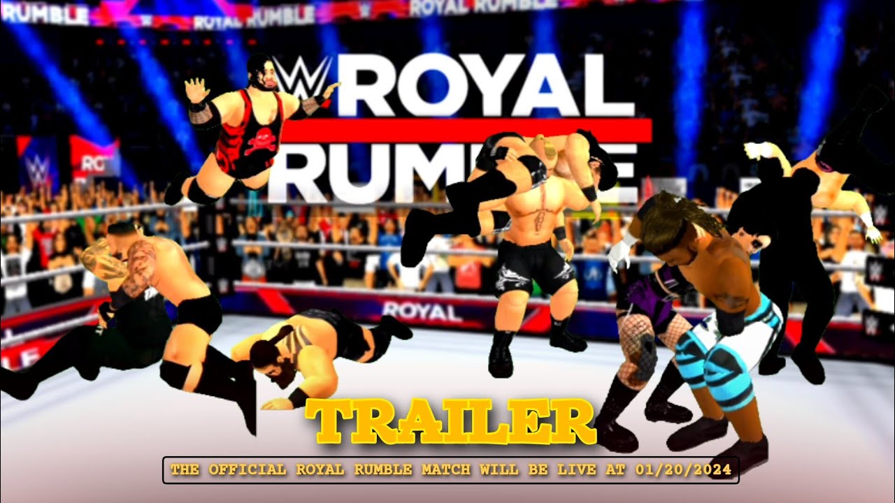 WR3D Royal Rumble TRAILER | WR3D 2K24 | 30 man Royal Rumble match as officially announced