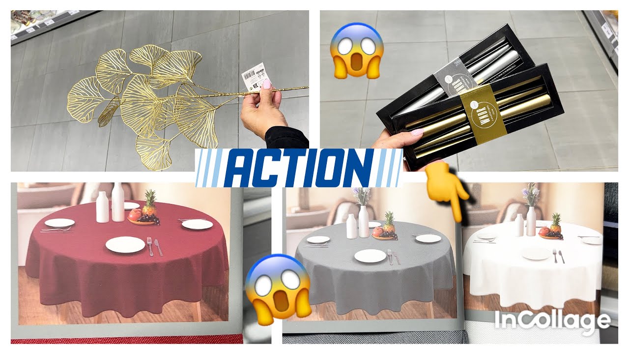 ⛔️ ARRIVAGE ACTION 19-09 NOUVEATÉ déco, nappe ronde
