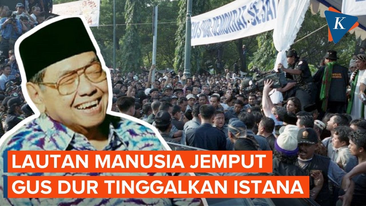 Mengingat Momen saat Rakyat Jemput Gus Dur Tinggalkan Istana