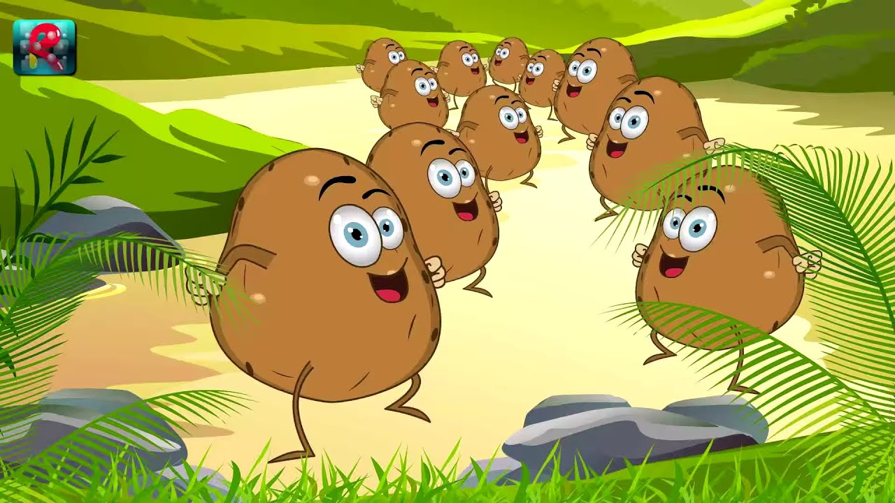 The Potato Song | One Potato, Two Potatoes | Kids Songs and Nursery Rhymes