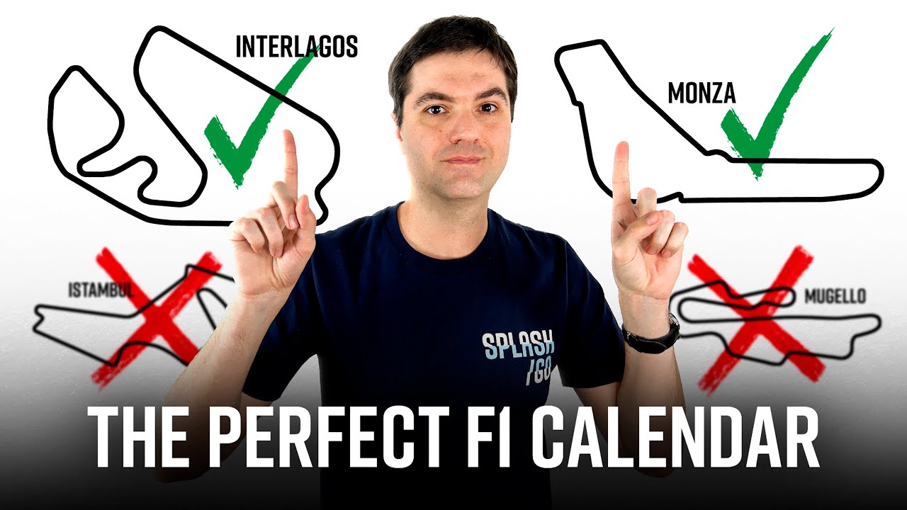 F1: the dream calendar - 24 tracks that (almost) everyone approves of. #formula1 #racing
