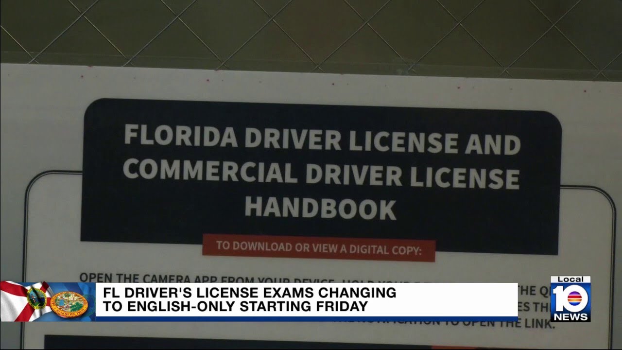 Deadline nears as Florida shifts driver’s license tests to English only