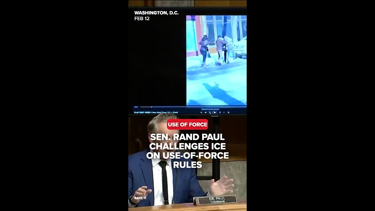 Senate hearing: Rand Paul grills ICE over use-of-force videos