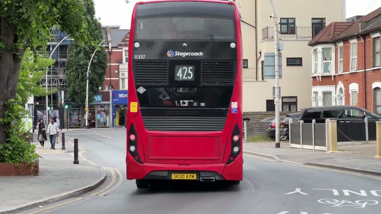 London Buses in Ilford, 20th May 2025