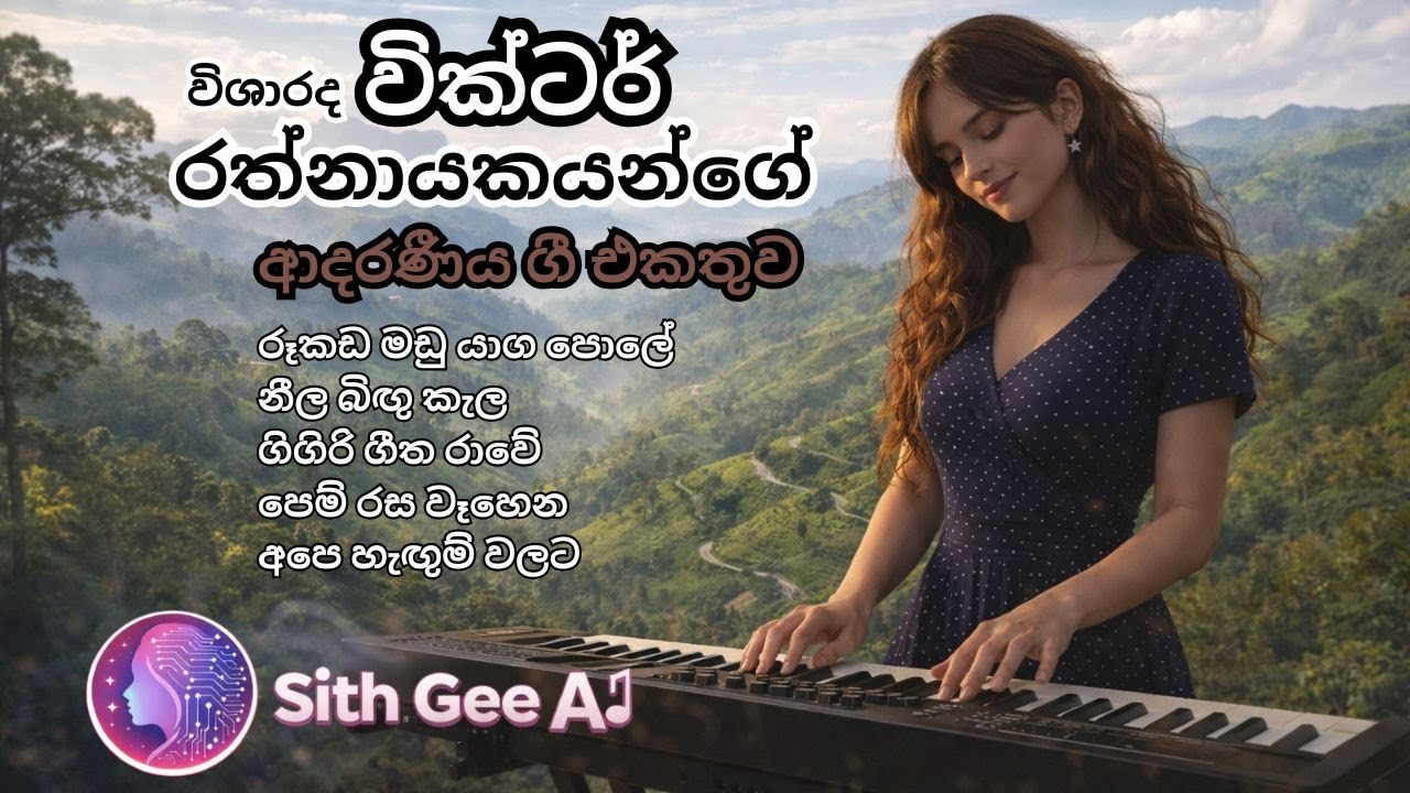 වික්ටර් රත්නායකයන්ගේ ගී 01 | Victor Rathnayaka Songs 01 | Classic Sinhala Songs Reimagined with AI