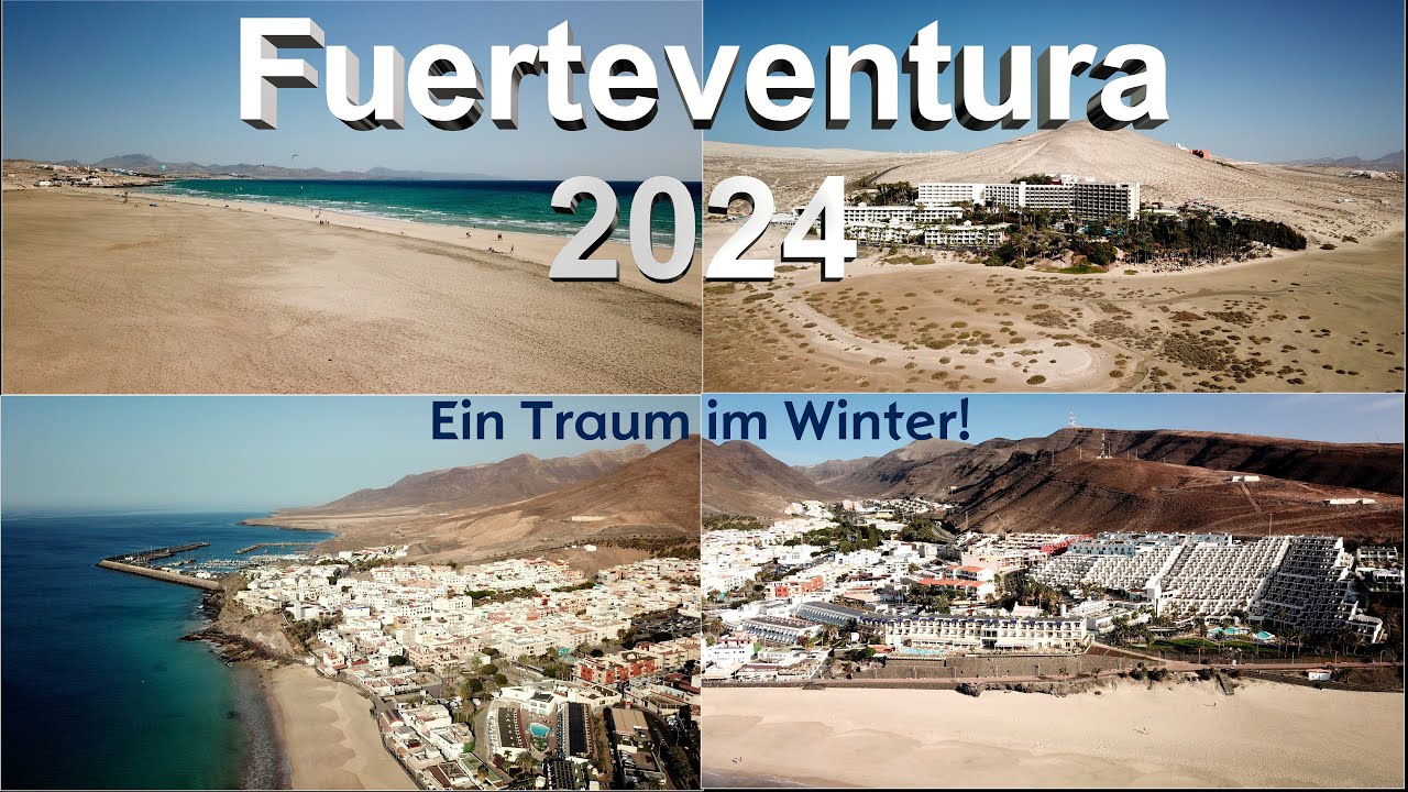 Fuerteventura Winter 2024 ✈ Drone shots 🏖 Morro Jable 🌞RIU Calypso