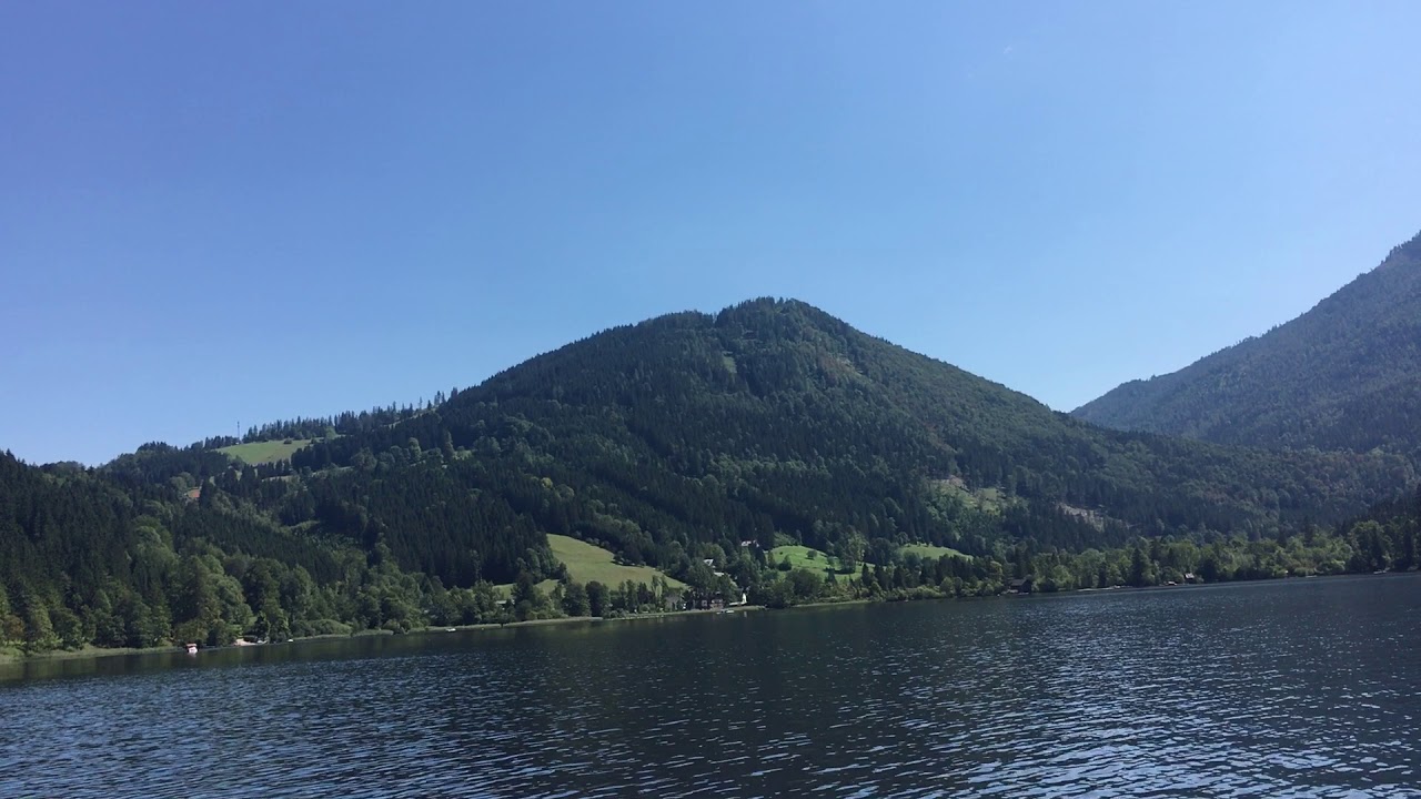 Tour on electroboat at lake Lunz am See (Austria)
