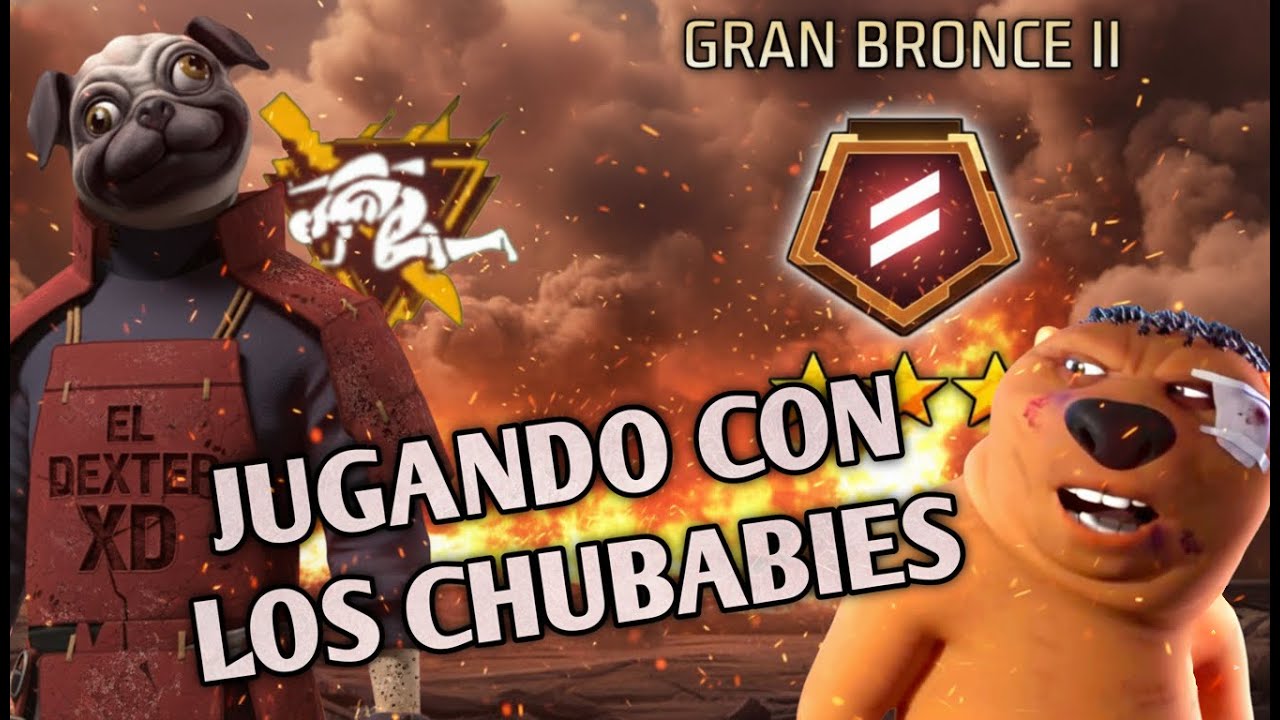JUGANDO FREE FIRE CON LOS CHUBABIES INSANOS