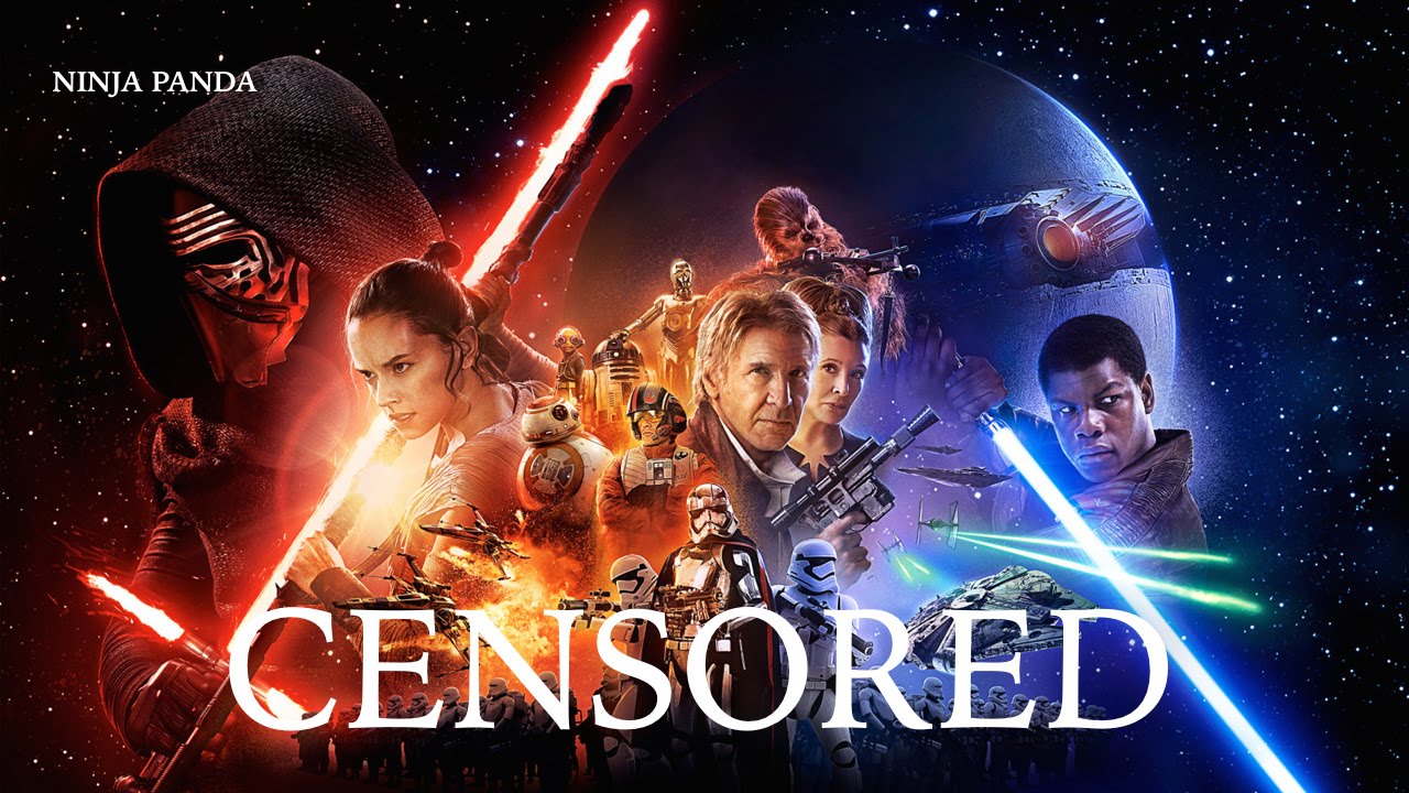 STAR WARS: THE FORCE AWAKENS | Unnecessary Censorship | Try Not To Laugh