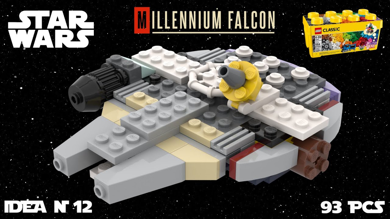 Lego Classic 10696 Millennium Falcon Star Wars (Tutorial) IDEA№12