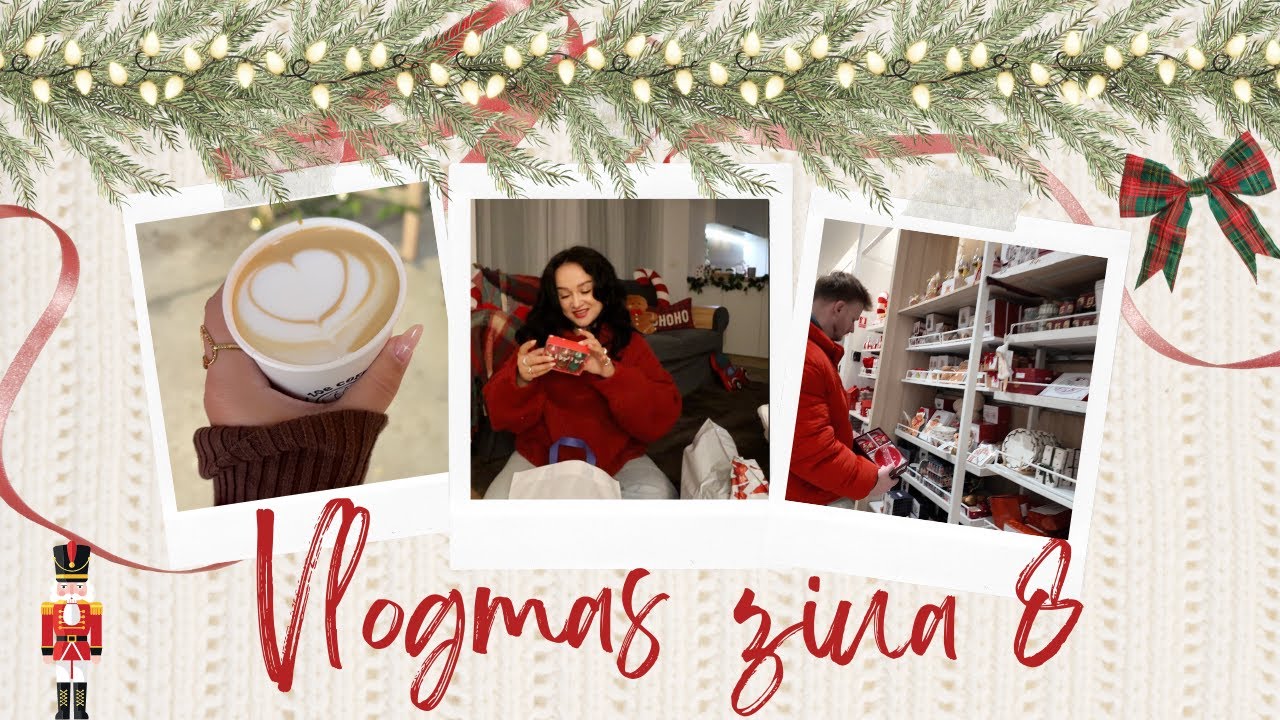 🕯️VLOGMAS Ziua 8🕯️l-am convins sa mergem prin magazinee | Haul LcWaikiki, Jumbo si Auchan + un cadou