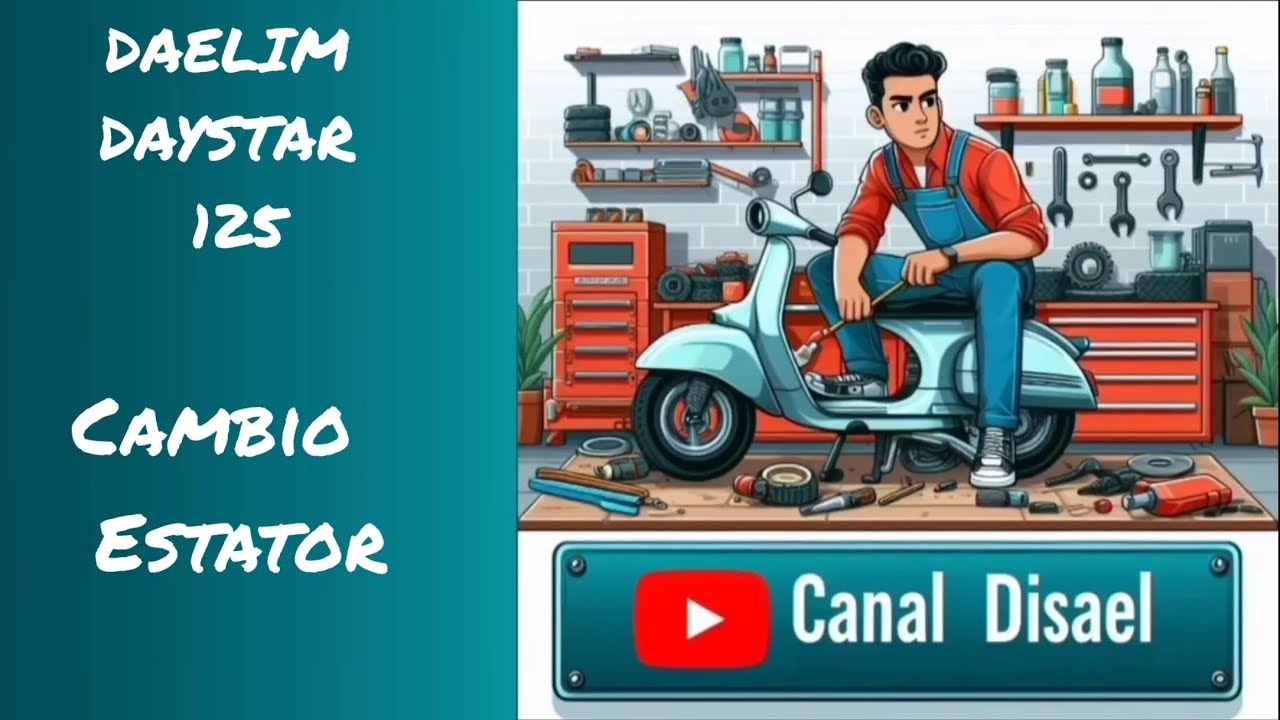 Cambio estator o alternador Daelim Daystar 125 FI