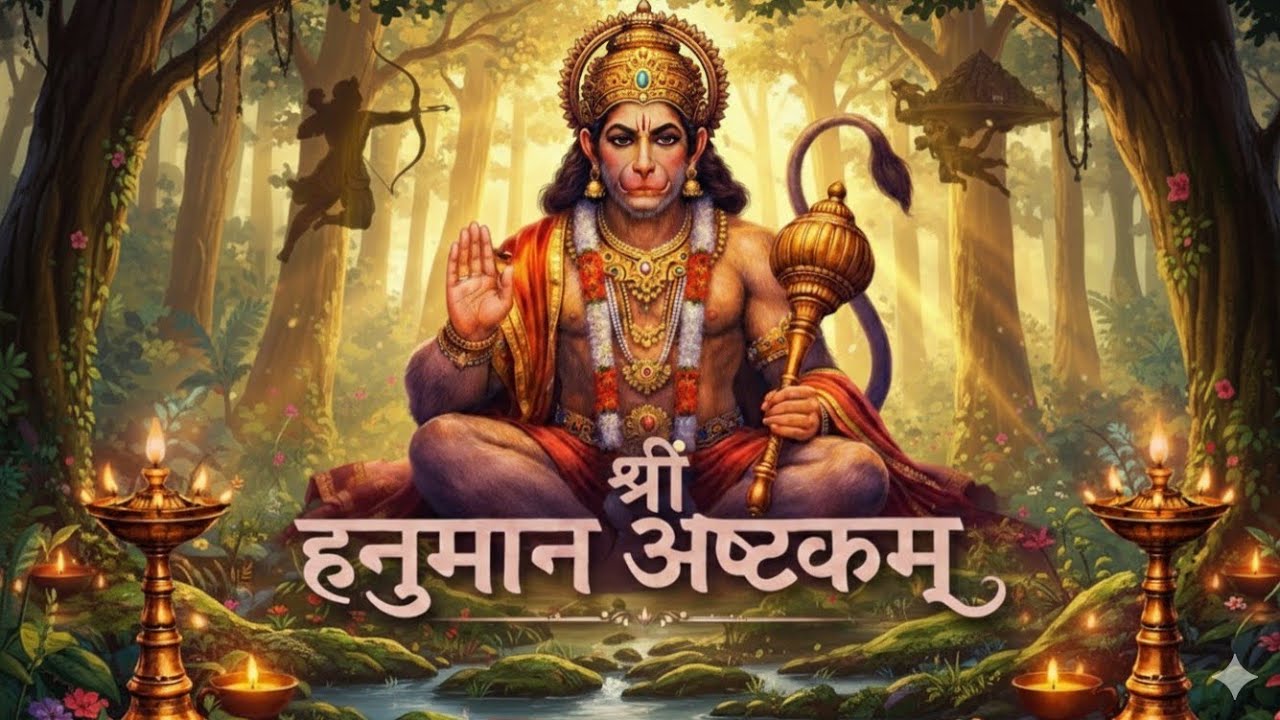 हनुमान अष्टकम | Hanuman Ashtakam | श्रीरामदूत स्तुति | Powerful Hanuman Bhajan