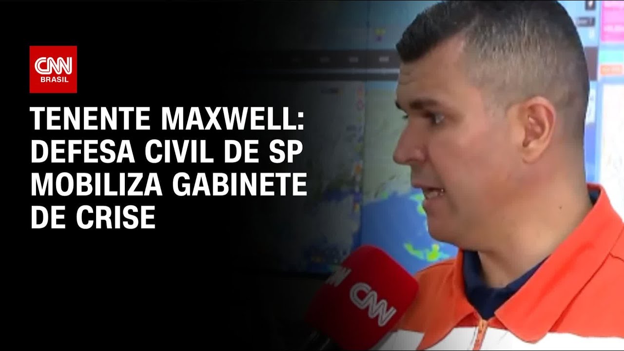 Tenente da Defesa Civil esclarece a crise das chuvas em São Paulo | LIVE CNN
