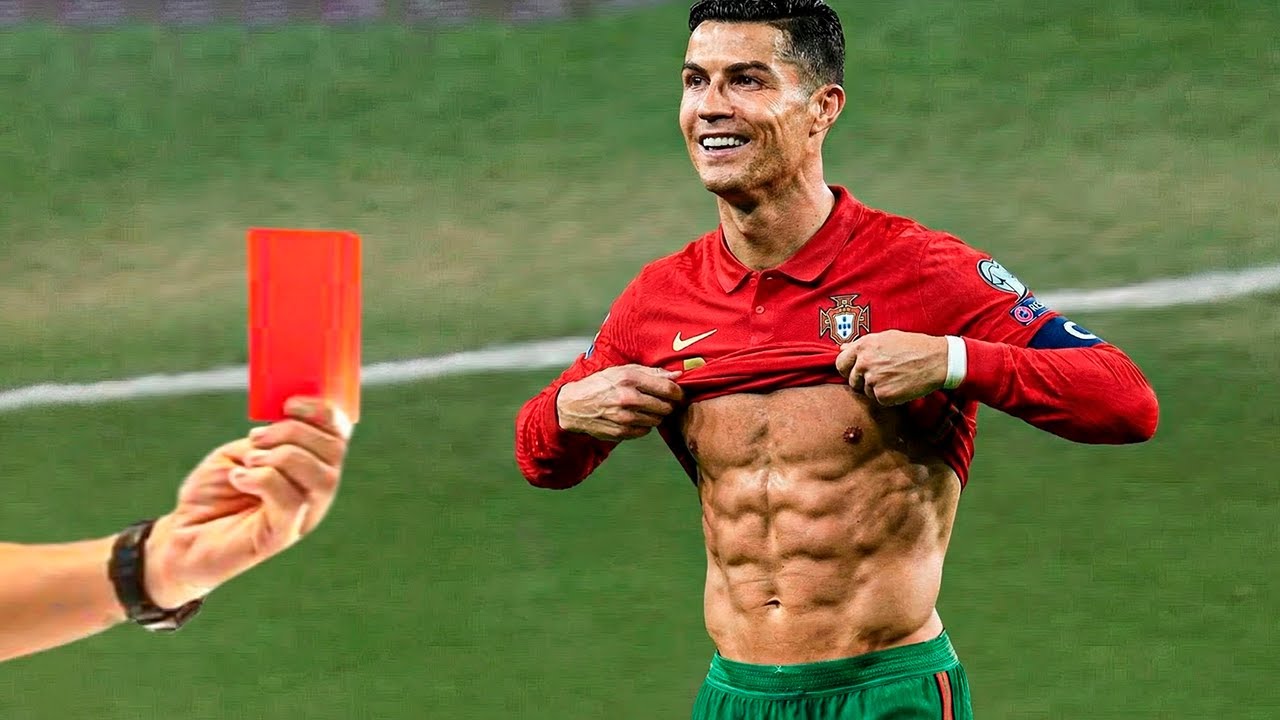 When Young Cristiano Ronaldo GETS His First RED CARD
