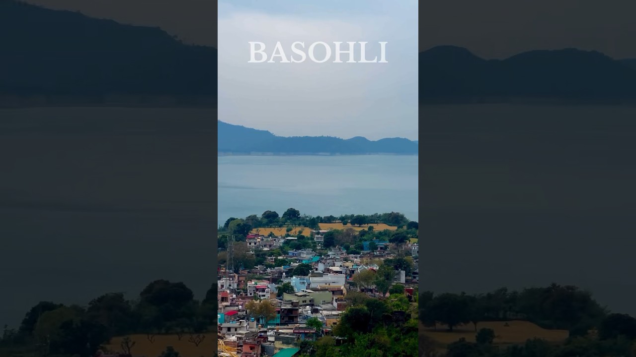 Basohli Town view from Chanchlo Mata Temple | #purthu #basohli