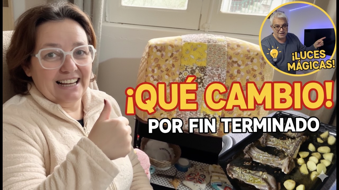 ¡No puedo dejar de MIRARLO! 😍 Mi proyecto de costura terminado y cambio en el cuarto