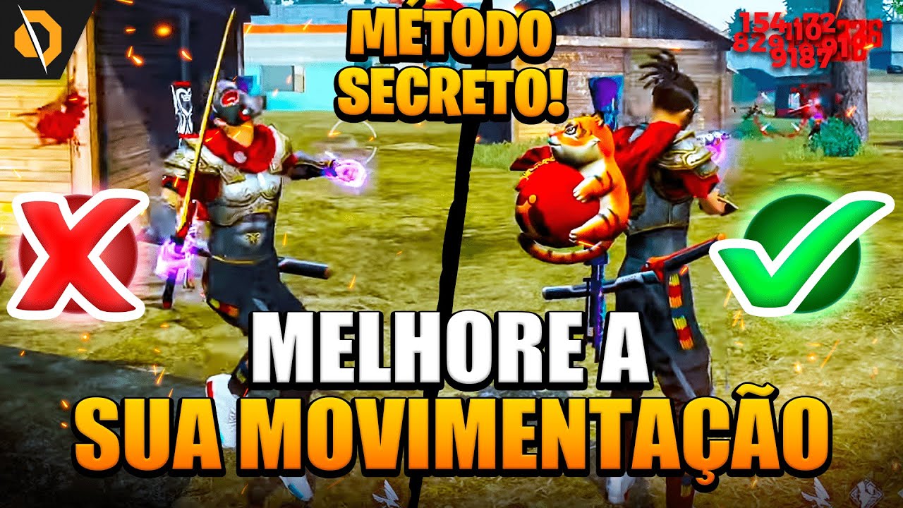 APRENDA AGORA A SE MOVIMENTAR COMO PRO PLAYER NO FREE FIRE!!