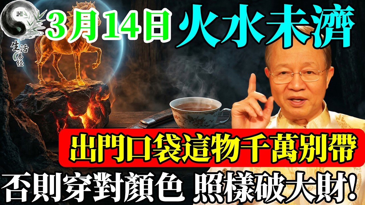 3月14日不僅衣服不能亂穿！口袋裡還裝著“它”？哪怕穿對顏色照樣破大財！#易經智慧 #易經 #曾仕強 #風水 #人生感悟 #人生哲理 #國學 #國學智慧 #正能量 #因果